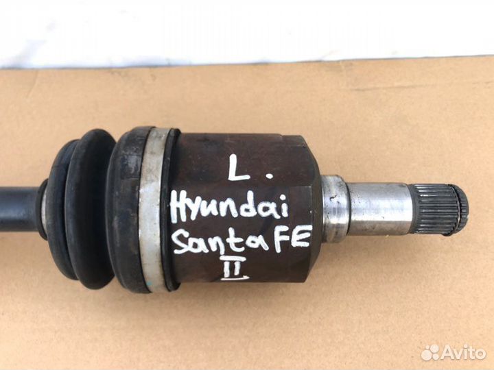 Полуось передний Hyundai Santa Fe II 2.2 D4EB 2006