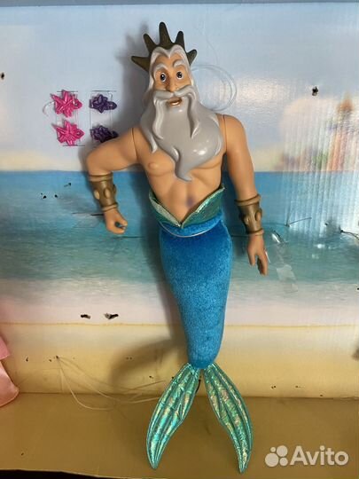 Куклы Дисней Ариель, Урсула, Тритон Disney