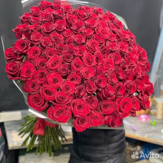 Гигантские розы 180 см Доставка