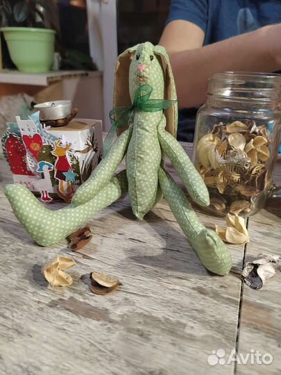 Заяц тильда символ 2023 года ручная работа