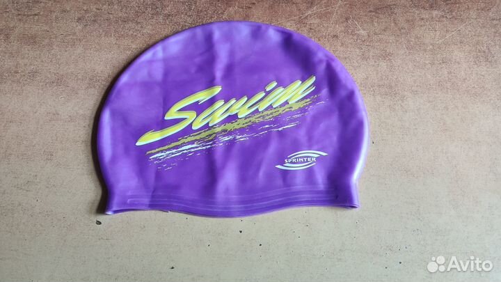 Шапочка для плавания Sprinter силиконовая сиренева