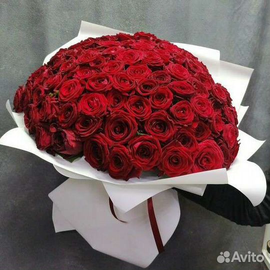 Большой букет роз доставка Динская