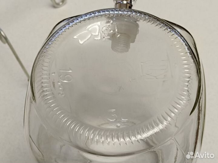 Банка с краном 3л на подставке