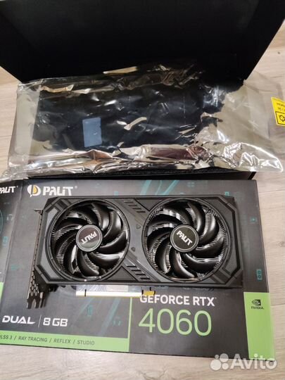 Видеокарта Rtx4060 palit dual 8gb