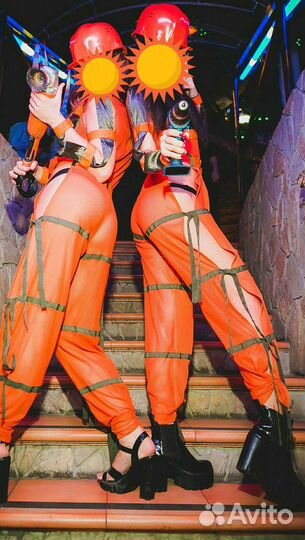 Костюм для строительной вечеринки, костюм гоу-гоу