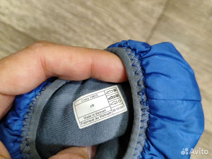 Сапоги crocs c 6 новые,с 9- б/у