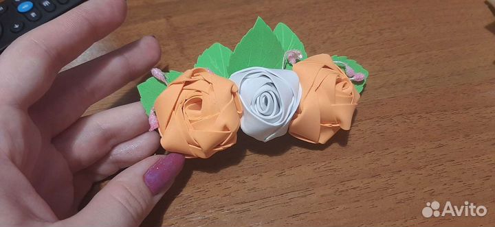 Заколка на резиночке