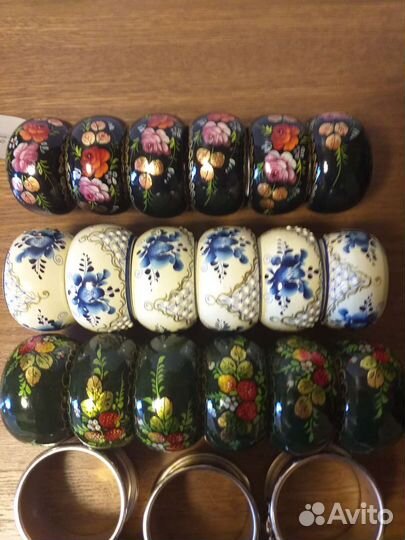 Кольца для салфеток разные