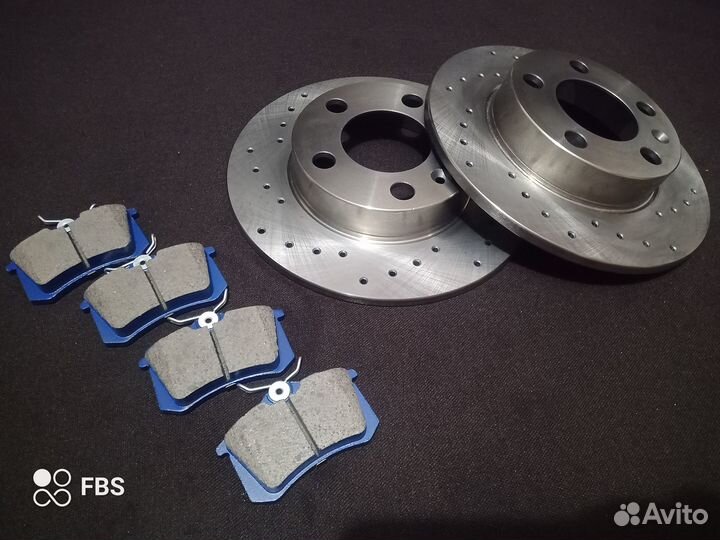 Тормозные диски задние skoda fabia + керамика