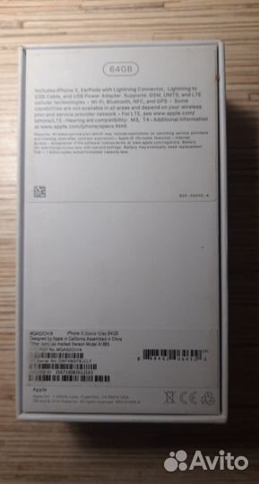 iPhone X, 64 ГБ