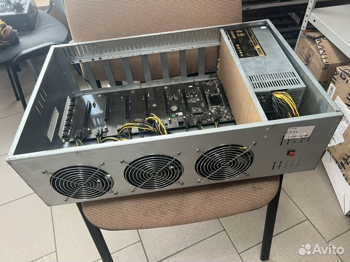 Продувной корпус для майнинга полный комплект