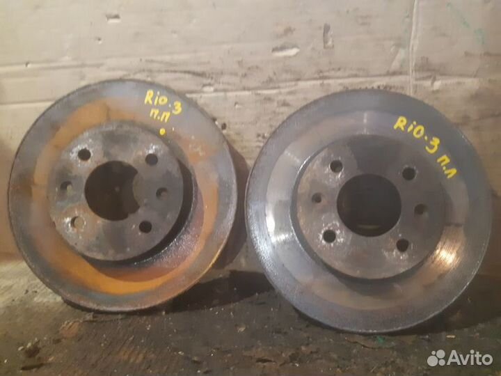 Диски тормозные передние Kia Rio 3