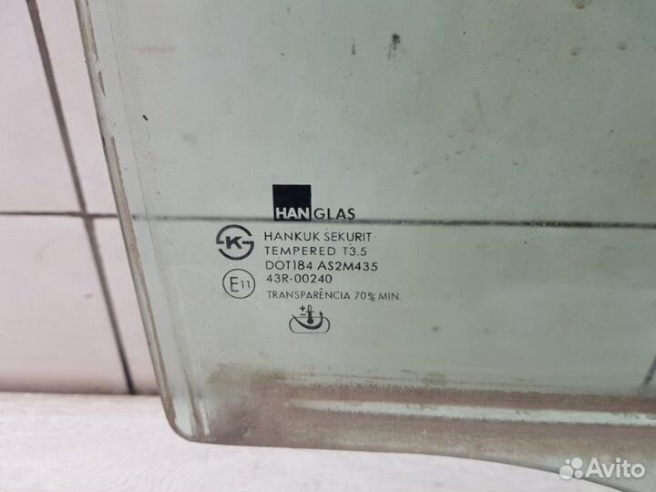 Стекло заднее правое Chevrolet Epica V250 X20D1