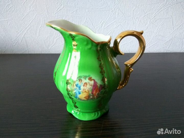 Предметы сервиза Мадонна (зеленый) Чехословакия