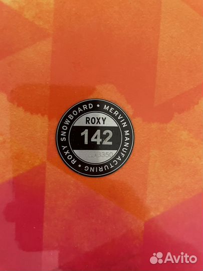 Сноуборд roxy 142 см