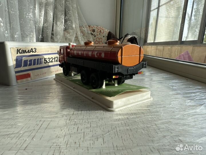 Модель СССР камаз 53212 молоко 1984 г