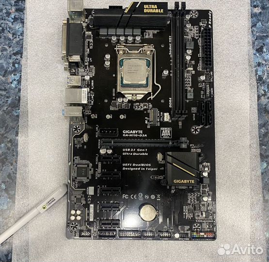 Комплект мать 1151 + процессор Celeron G3930