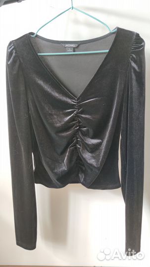 Бархатный топ Monki