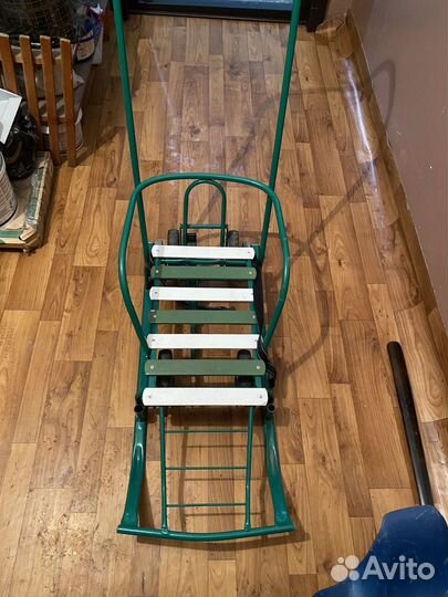 Детские санки на колесах