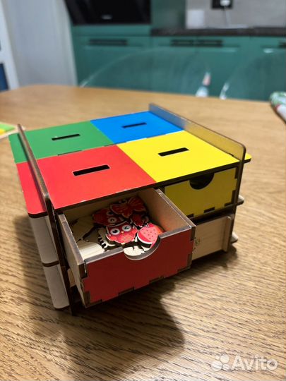 Деревянные развивающие игрушки пакетом