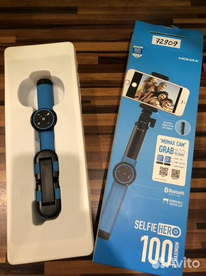 Селфи палка Momax Selfie Hero KMS7 Голубой