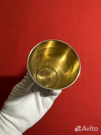 Редкий Коллекционный стакан, 84 пробы. 2 Артель
