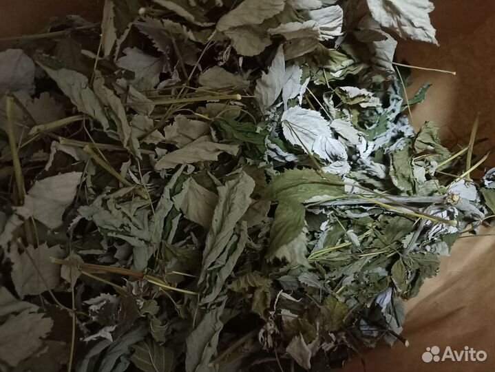Сушеные лист смородины,крапивы, малины, ромашки