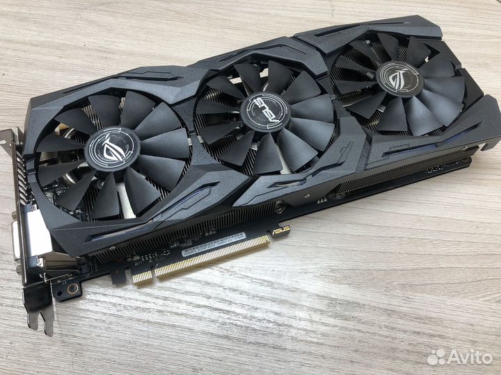 Видеокарта asus ROG strix GTX 1070 8gb