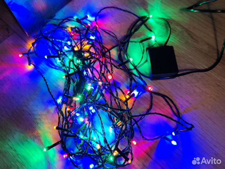 Гирлянда цветная