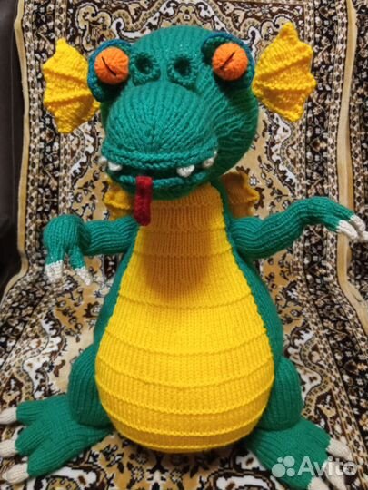 Игрушка вязаная Дракон