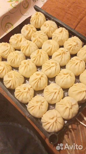 Манты из рубленного мясо (говядина,баранина)