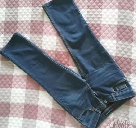 Джинсы на флисе