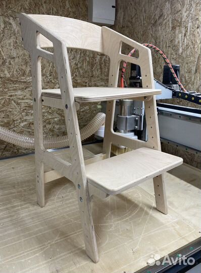 Растущий стул шлифованный