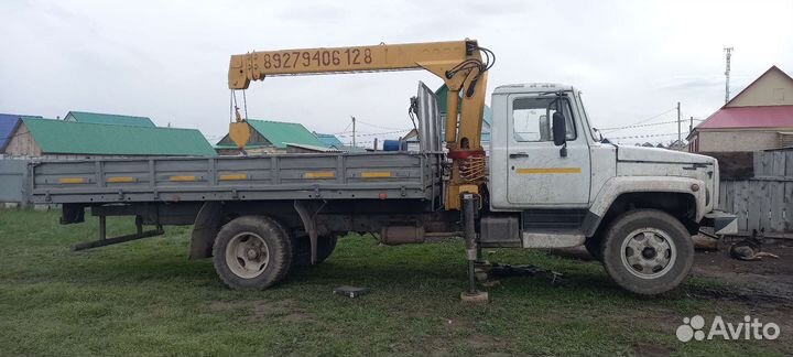 Аренда и услуги манипулятора, стрела 3 т, борт 4.5 т, 5.1 м