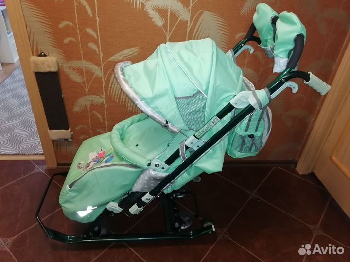 Санки коляска ника 7/4