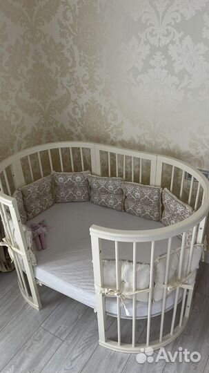 Кроватка трансформе premium baby