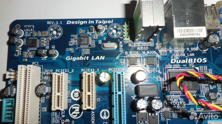 Материнская плата Gigabyte+процессор AMD+кулер