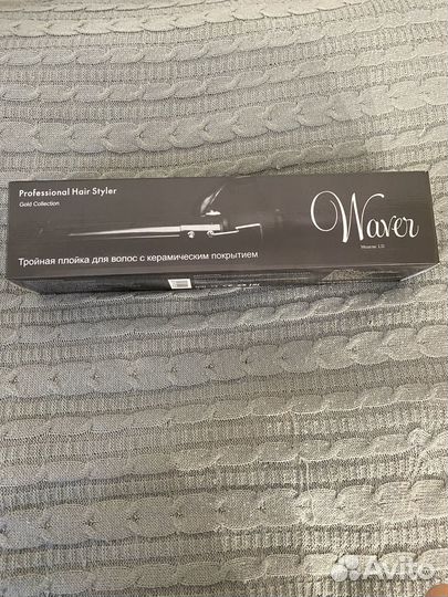 Плойка тройная для волос