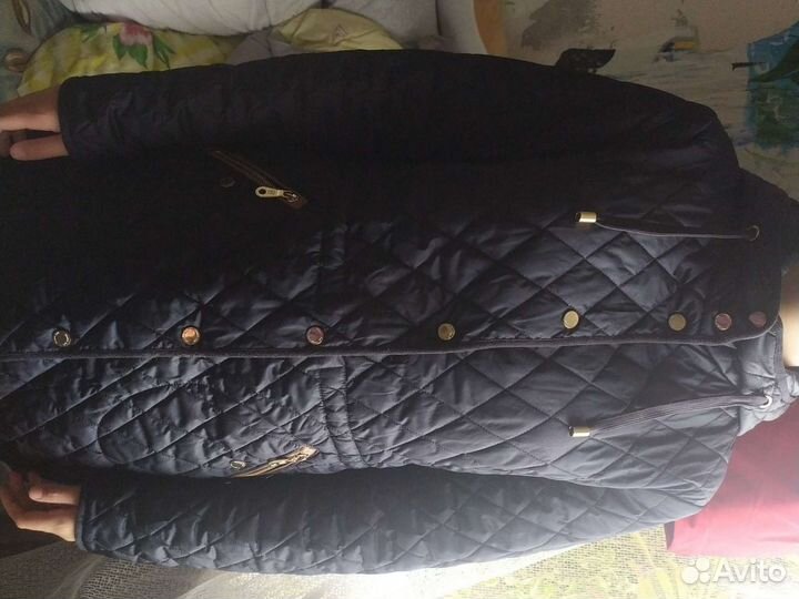 Куртка демисезонная женская 44 46 новая черная