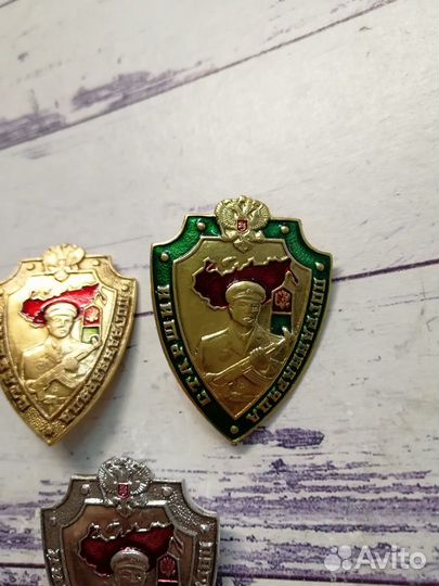 Знак Старший Погран Отряда РФ алюминий