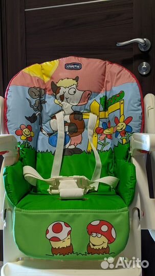 Стульчик для кормления chicco polly