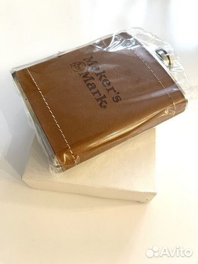 Металлическая фляжка для алкоголя походная