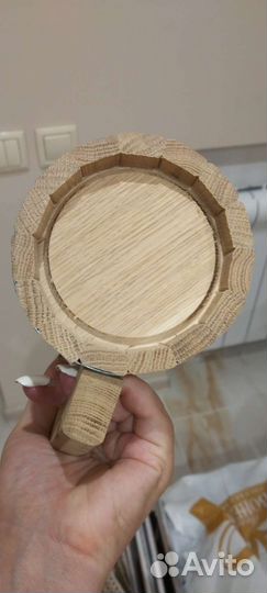 Кружка натуральное дерево