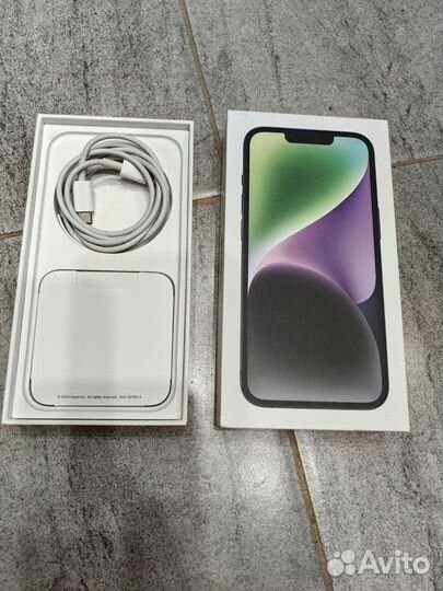 Смартфон Apple iPhone 14 128gb Midnight (2sim)