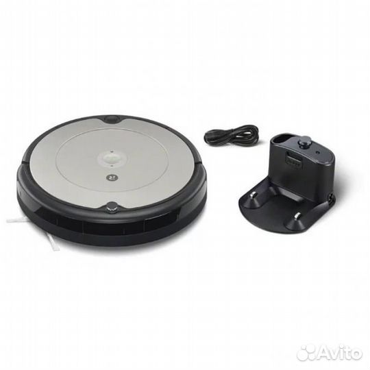 Робот-пылесос irobot Roomba 698, серебристый/черны