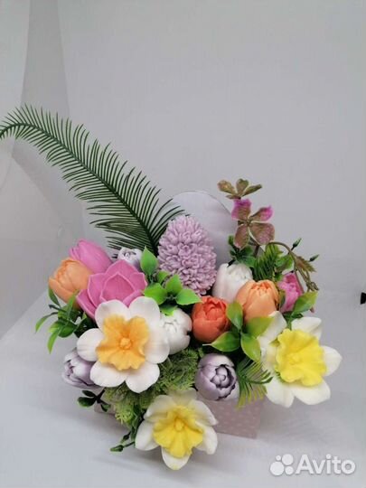 Букет из мыла ручной работы