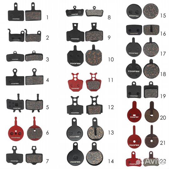 Тормозные колодки для электросамоката