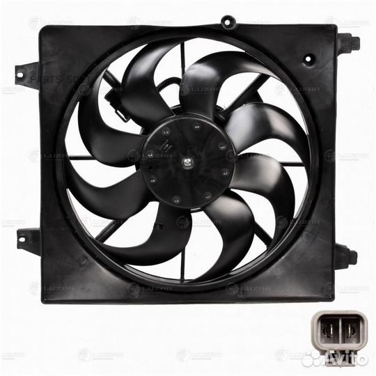 Вентилятор двигателя Hyundai Santa Fe II (06) 2.2D