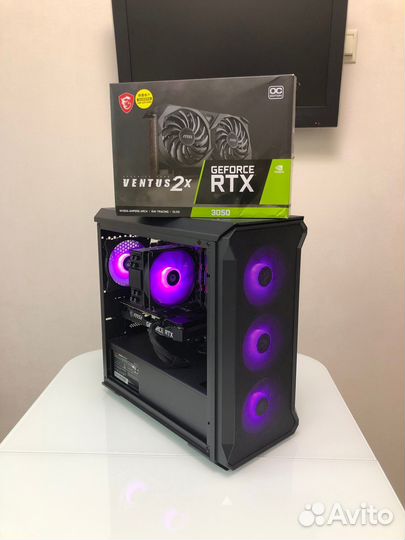 Игровой компьютер Ryzen 5 3600 / RTX 3050 8GB/16GB