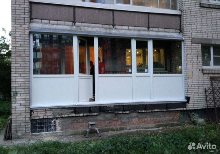 Остекление,утепление,отделка лоджий,балконов